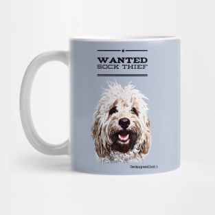 Cockapoo / Doodle Dog Sock Thief Mug